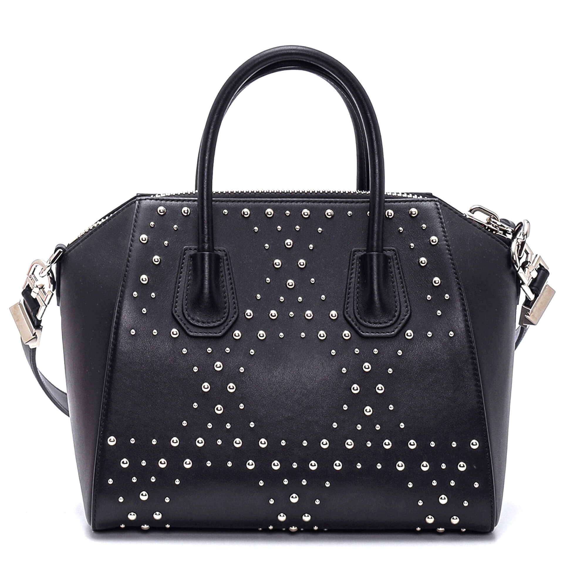 Givenchy - Black Studded Antigona Small Bag